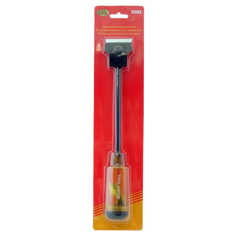 Dynaline (378) 51333 Extended Scraper, Tool Cache Red Table