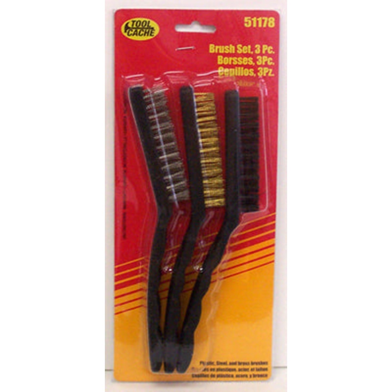 Dynaline (378) 51178 Brush Set, Tool Cache Red Table
