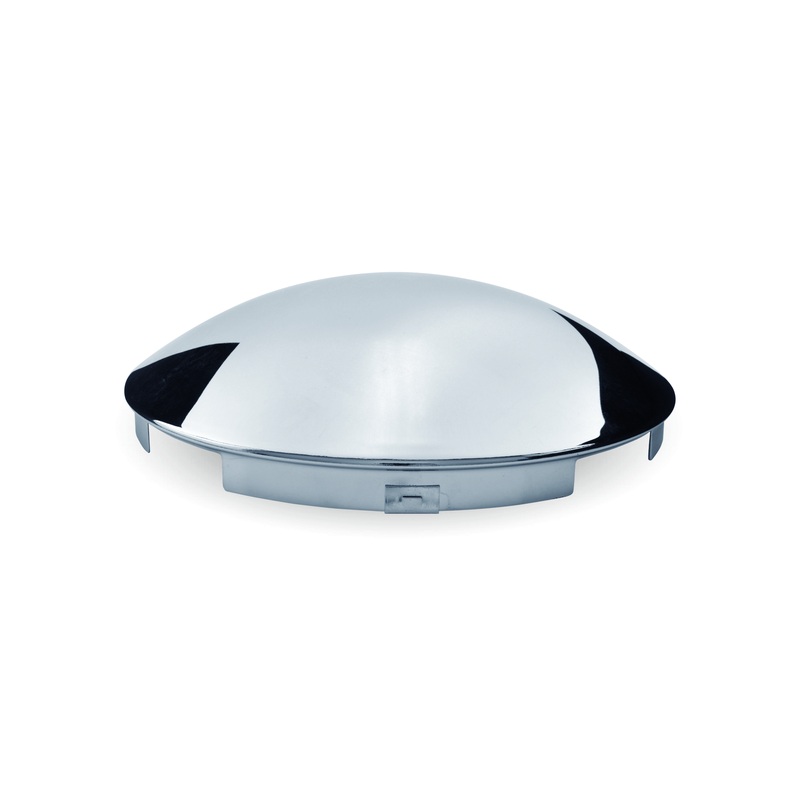 Trux Accessories (737) THUB-6N Hubcap - Chrome Metal Front - 6 Notches