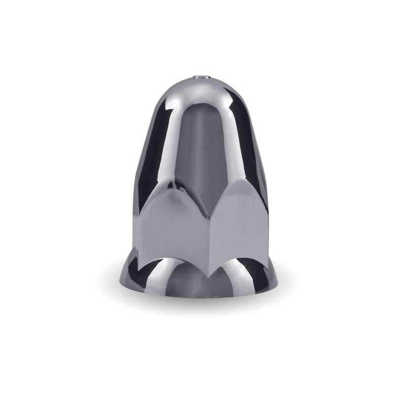 Trux Accessories (737) TNUT-B2 Chrome Plastic 1 1/2" Nut Cover with Flange
