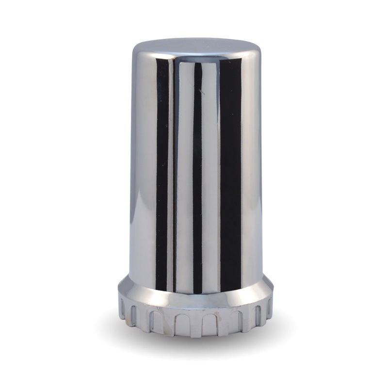 Trux Accessories (737) TNUT-F2TL Chrome Plastic 33mm Threaded Long Nut Cover