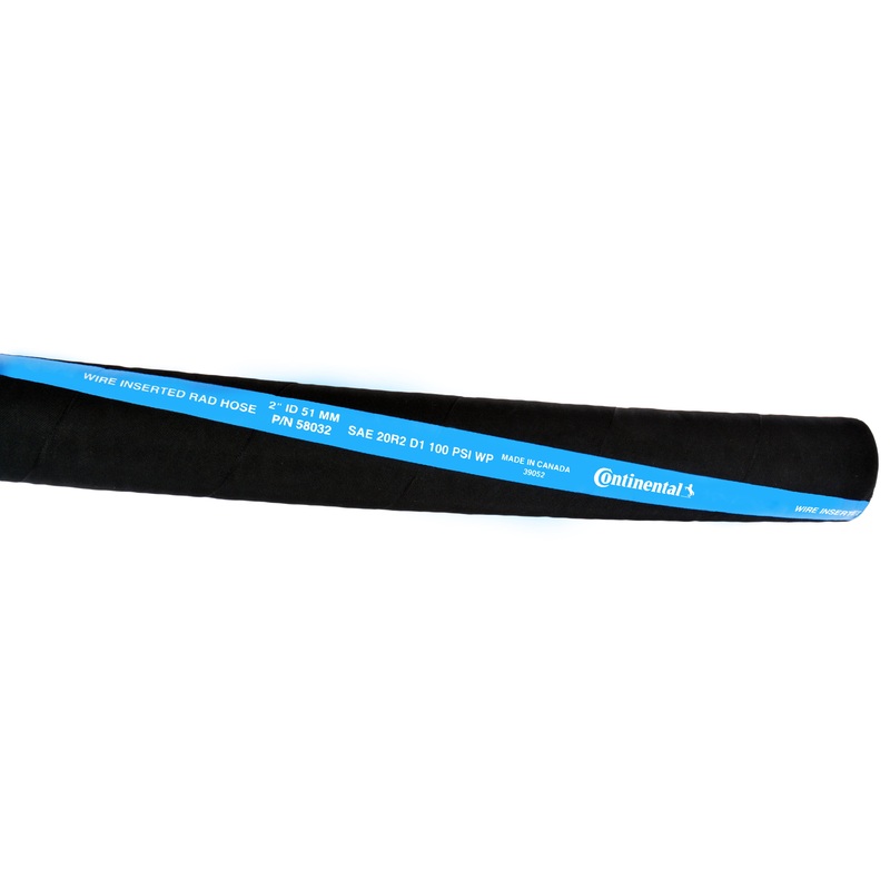 Continental (500) 58024 Wire-Reinforced Straight Coolant Hose, 48" Length X 1.500" ID