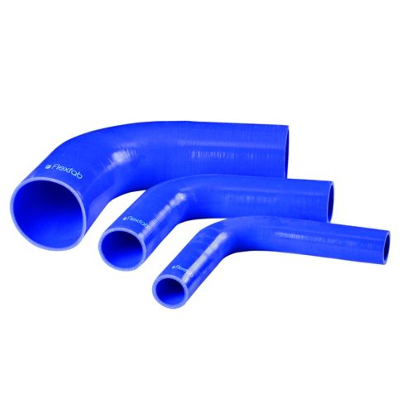 Flexfab (237) 7884-400 7884 BLUE 90deg SILICONE ELBOWS, 4 ID, 12 IN