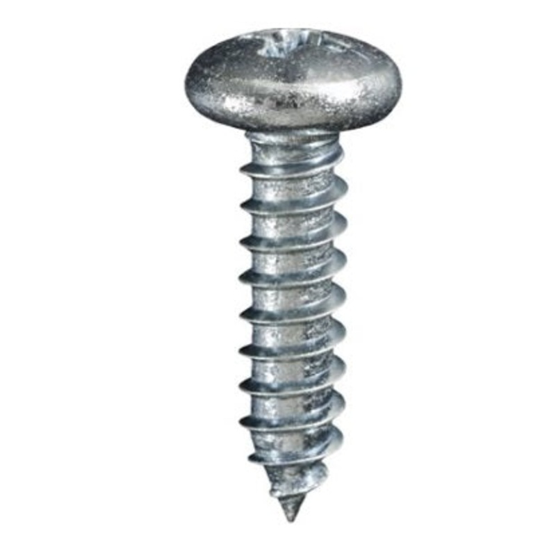 Geno Industries (112) 19-2366 No.10 X 3/4 PHILLIPS PAN HEAD TAP SCREW ZINC