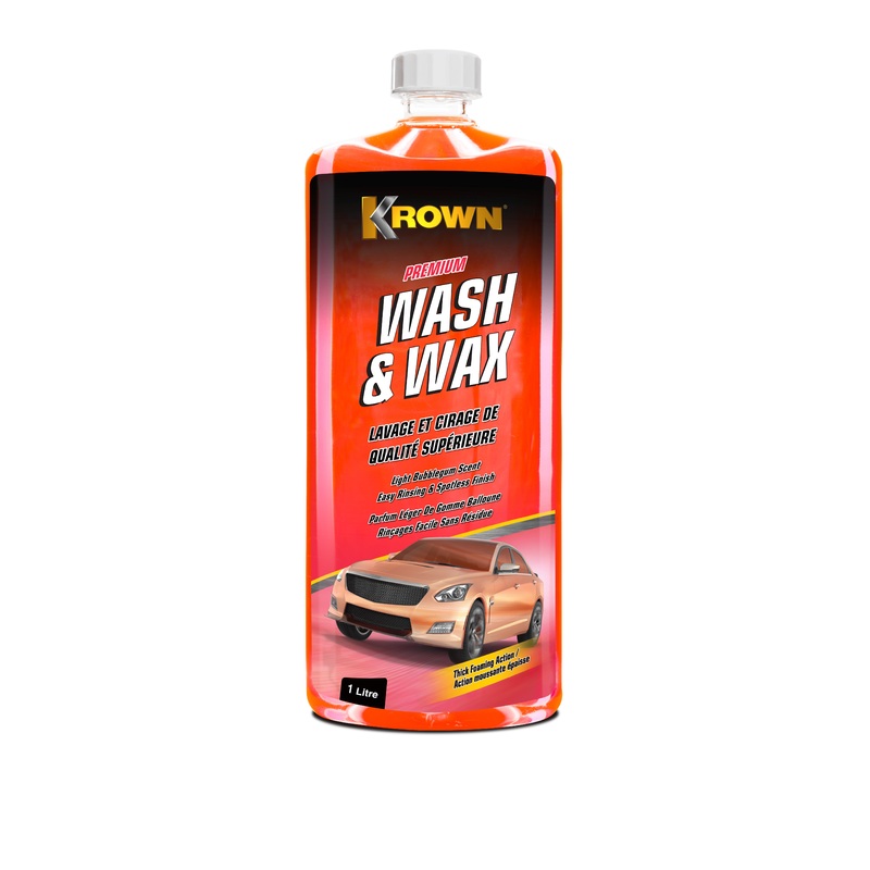 Krown (235) 1557 KROWN WASH N WAX Rich Foaming Vehicle Wash - 946ML