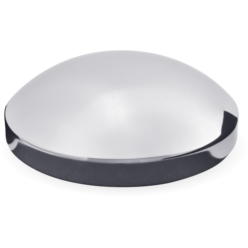 Trux Accessories (737) THUB-858 Hubcap - Chrome Metal Rear - 8" Diameter