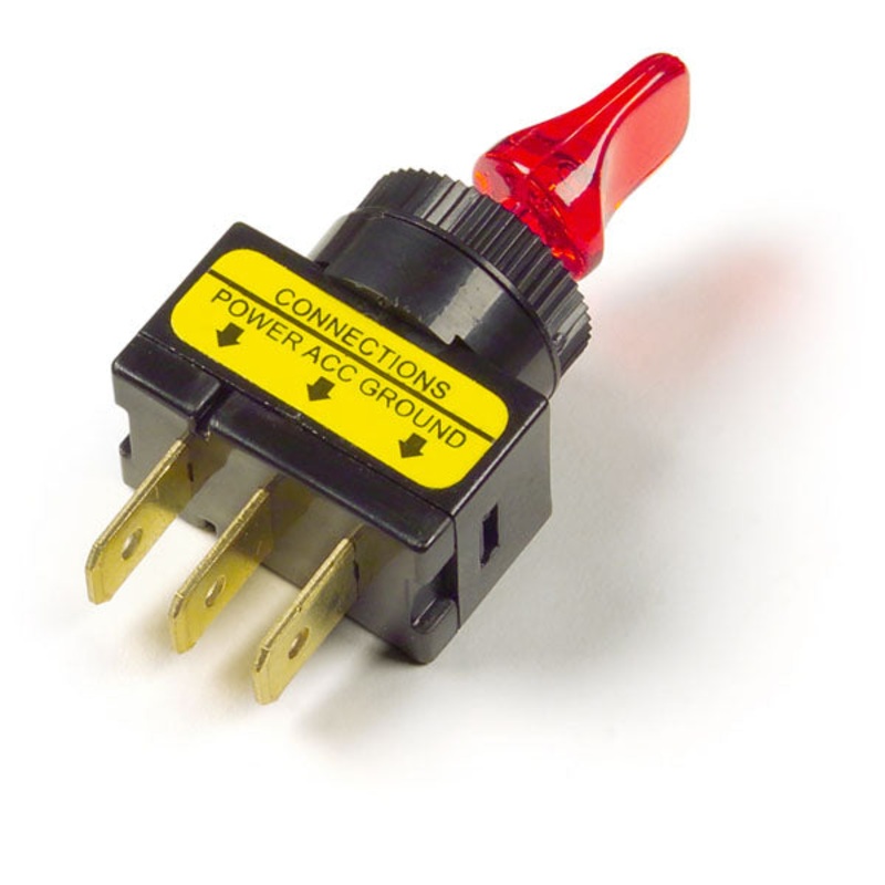Grote (522) 82-1909 Toggle Switch - Illuminated - Duckbill