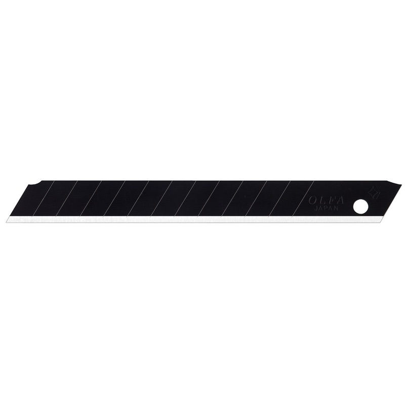 Olfa (280) 9148 9mm Black ultra-sharp snap-off Blades, 10 pack (ABB-10B)
