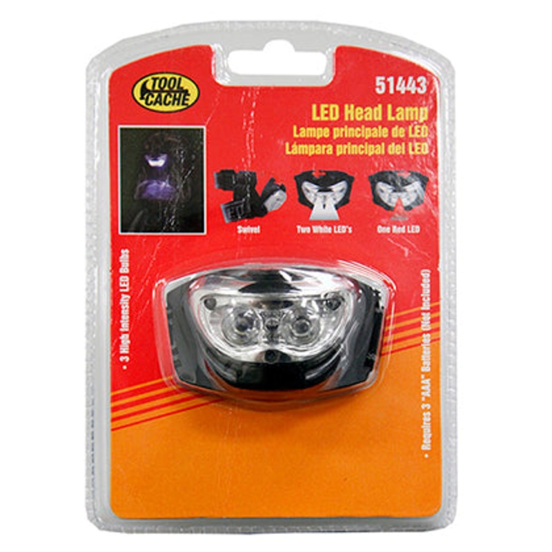 Dynaline (378) 51443 LED Head Lamp, Tool Cache Red Table