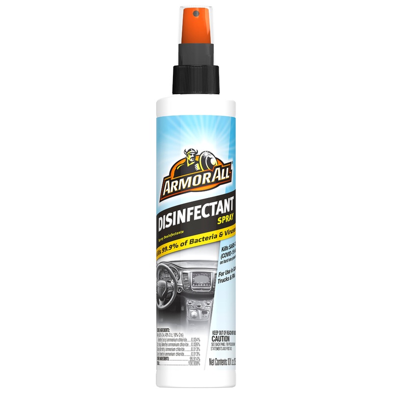 Armor All/STP (801) 19468 Armor All Disinfectant Spray - 10 OZ Pump, Spray Disinfectant for Interior Automotive Surfaces