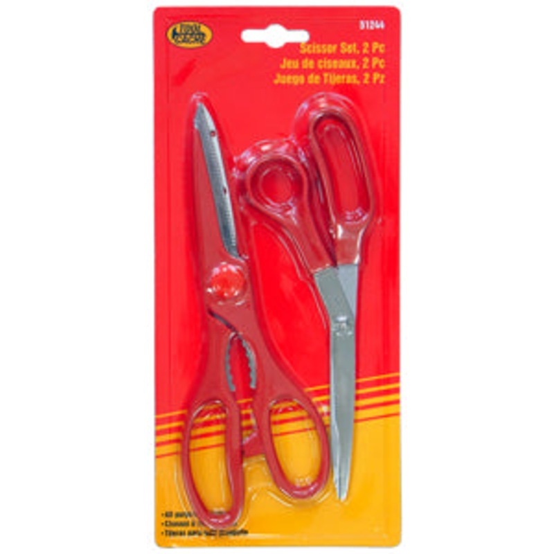 Dynaline (378) 51244 Multi-Purpose Scissors, Tool Cache Red Table