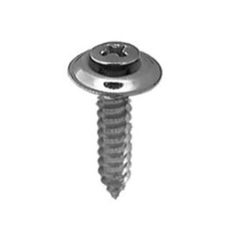 Geno Industries (112) 19-2751 7 Pack - 8 X 3/4 PHIL OVAL HD SEMS TAP SCRW CNTRSK CHR