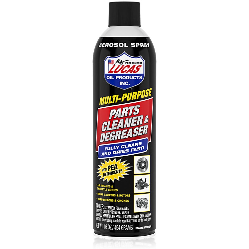 Lucas Oil (345) 11115 473ML MULTI PURPOSE PARTS CLEANER & DEGREASER AEROSOL ENGLISH ONLY NOT FOR CONSUMER SALE, 16 Ounce / 473 mL