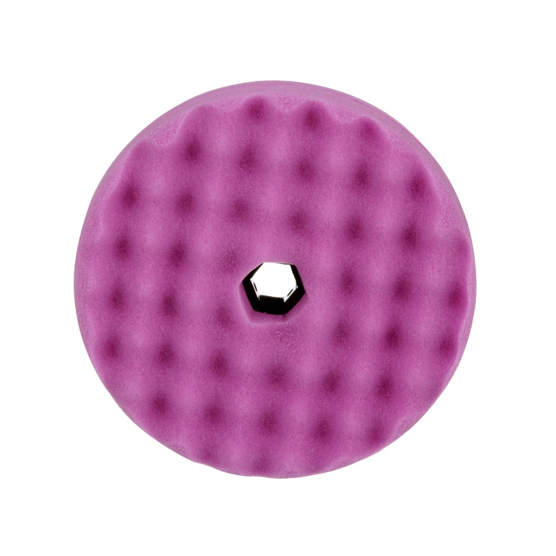 3M (815) 33034 3M Perfect-It 1-Step Foam Finishing Pad 33034, 6 in, Quick Connect, Colour: Purple, 3M Stock No. 7100191413