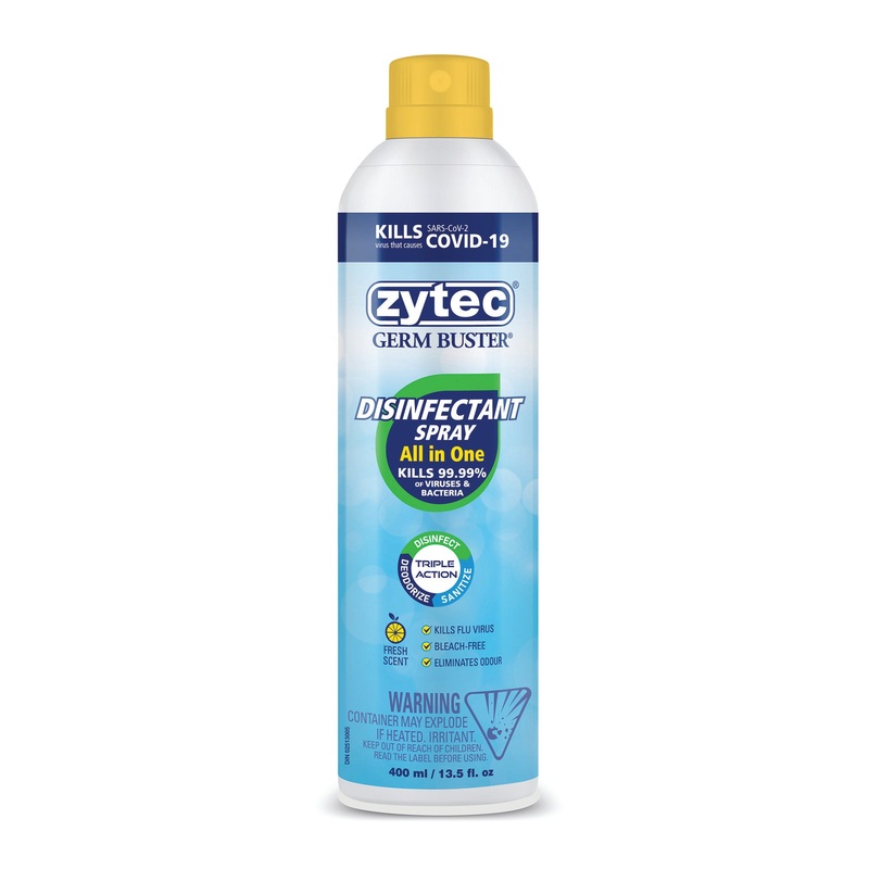 Empack (143) 01860 Zytec Germ Buster Surface Disinfecting Spray  All in One  400ml / 13.5fl.oz