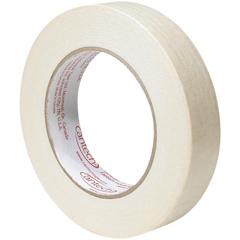 Cantech (111) 103-00-2455 Utility Paper Masking Tape, 24mm x 55m