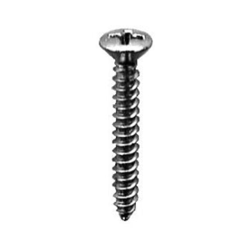 Geno Industries (112) 19-2575 12 Pack - NO 8 X 7/8 PHILLIPS OVAL HEAD TAP SCREW ZINC