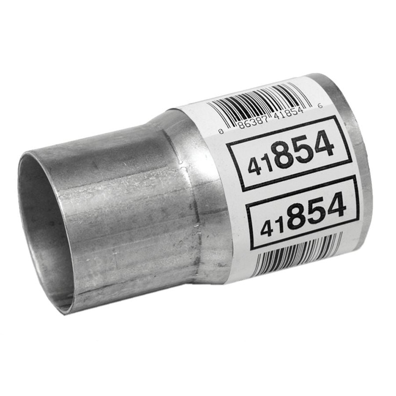 Walker (670) 41854 Walker Heavy Duty Reducer. I.D: 2 1/4", O.D: 2 1/8", Length: 4". Reduces larger O.D pipes and or tubing to smaller I.D Pipe.