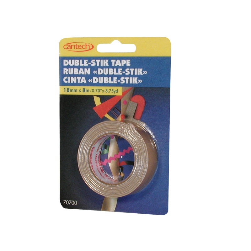 Cantech (111) 707-00 Double-Stick Tape 18Mmx8M