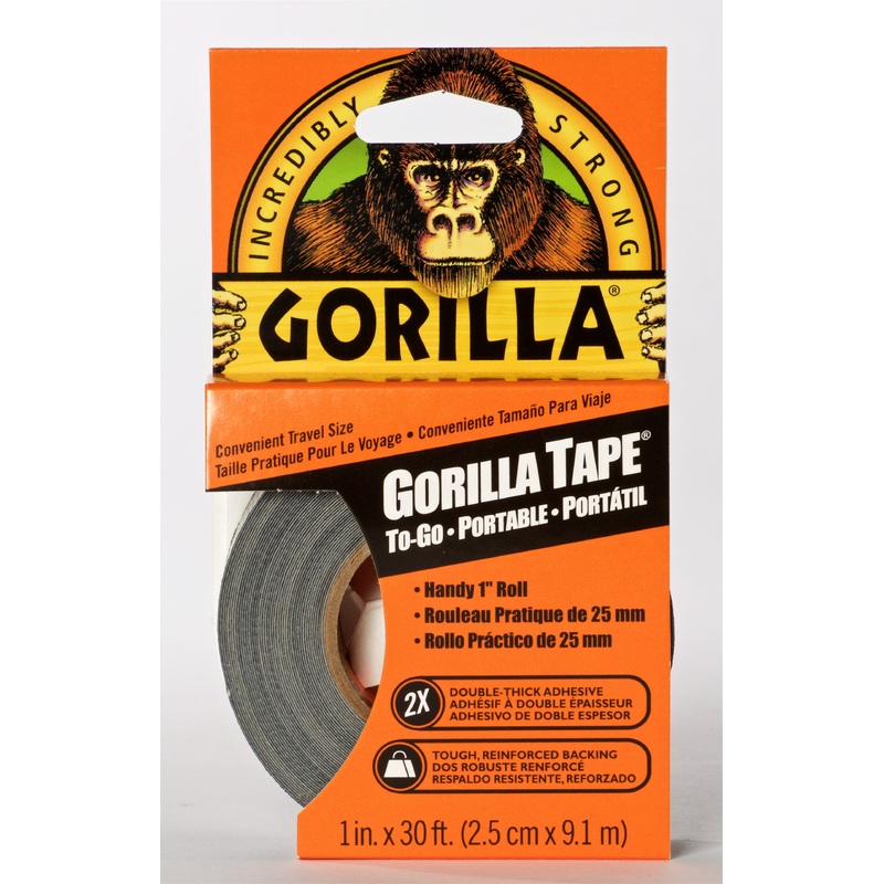 Gorilla Glue (218) 6101002 Tape To Go 30Ft Blk