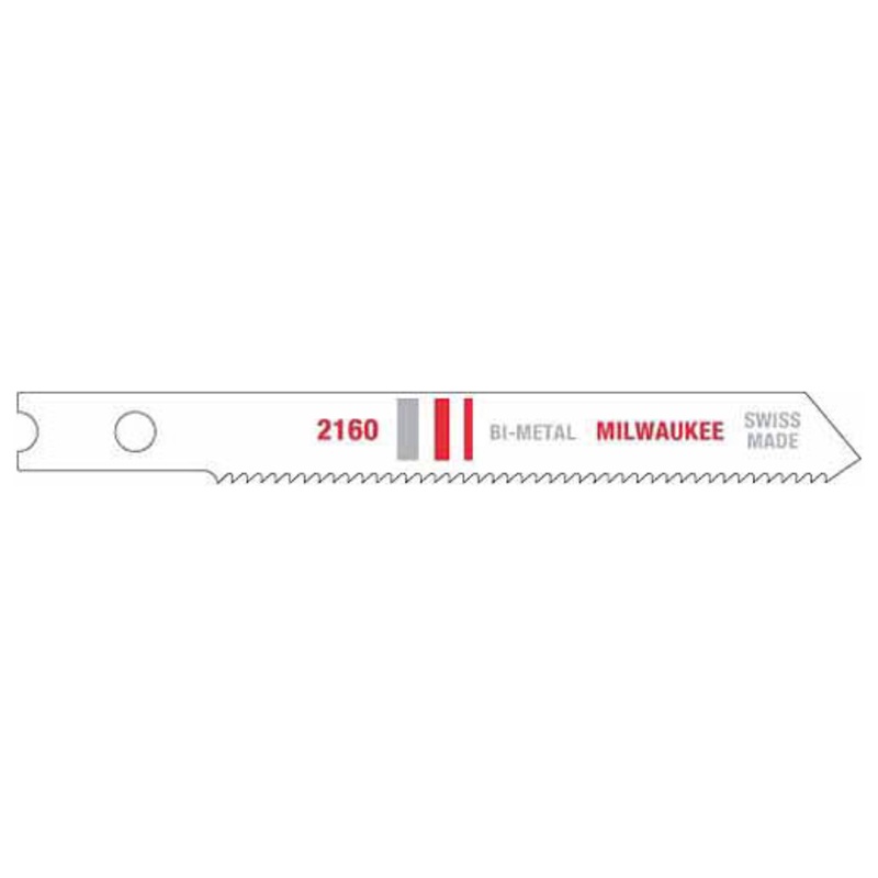 Milwaukee (366) 48-42-2160 2-3/4" 24 TPI Bi-Metal Jig Saw Blade (5 PK)