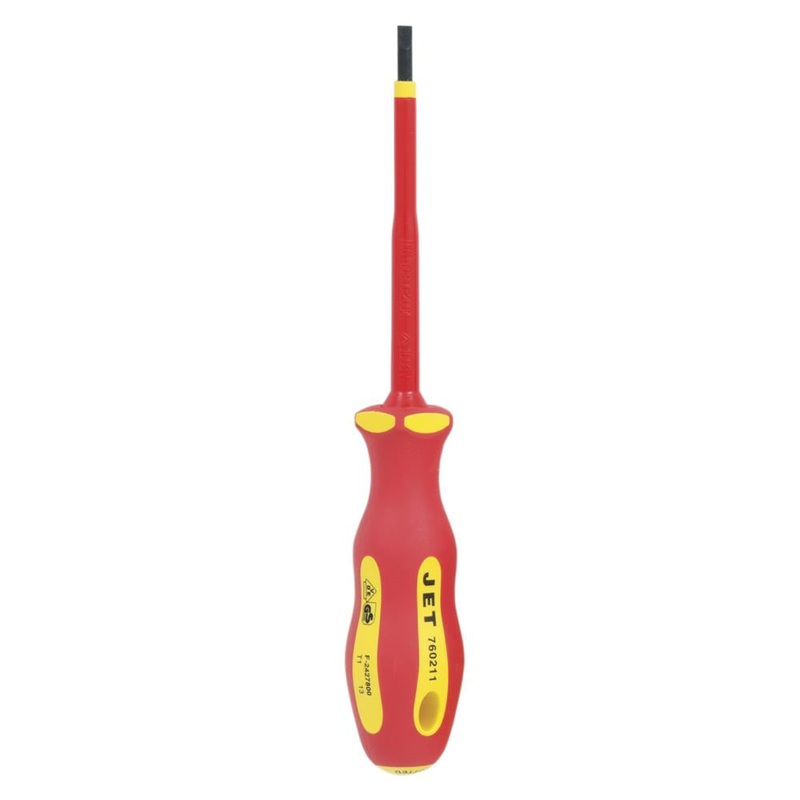 SureWerx (545) 760211 JET 5/32" x 4" VDE Slot Screwdriver - Model Number JISS-4