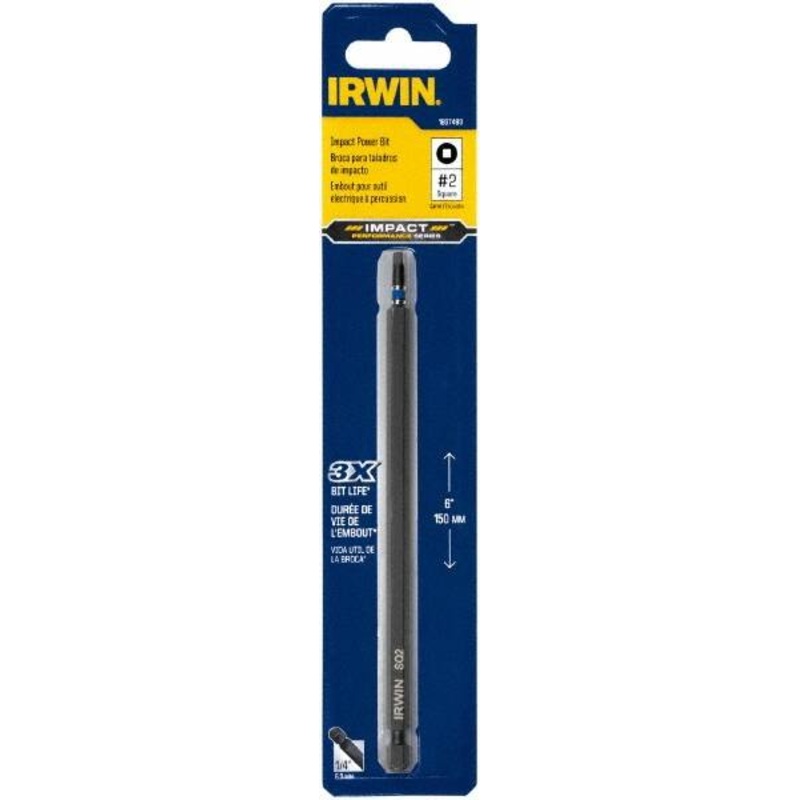 Irwin (928) IWAF36SQ2 IMPACT 6IN SQUARE No.2 - 1 PACK
