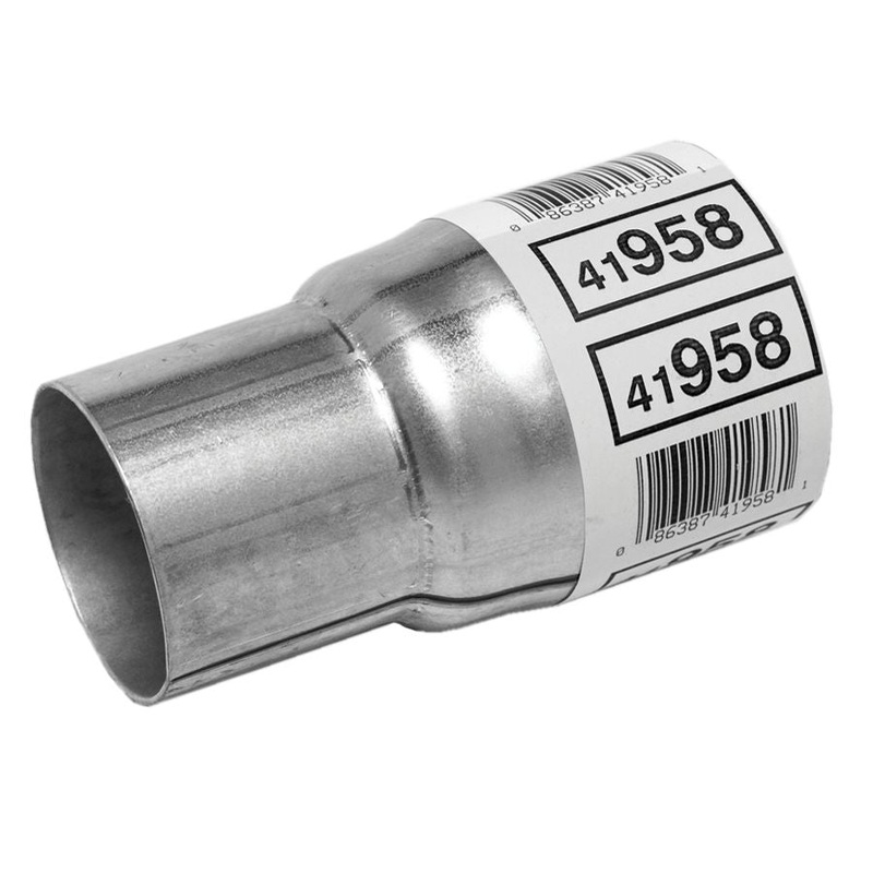 Walker (670) 41958 Walker Heavy Duty Reducer. I.D: 2 1/2", I.D: 2", Length: 4 1/2". Reduces O.D pipe and or tubing of different sizes.