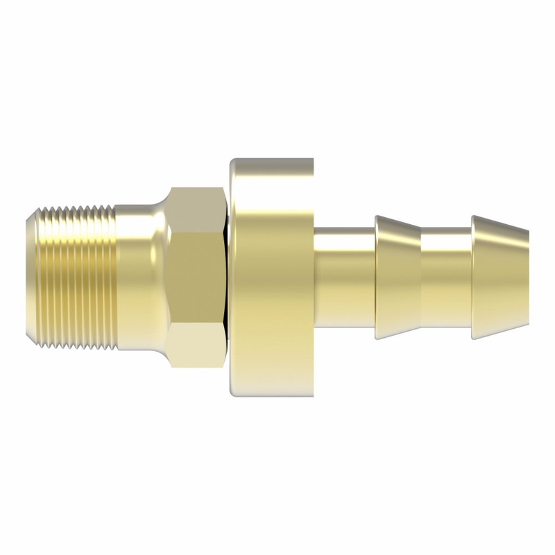 WHD (129) 10006B-104 BARB-TITE 06 HOSE X 1/4 MALE NPT