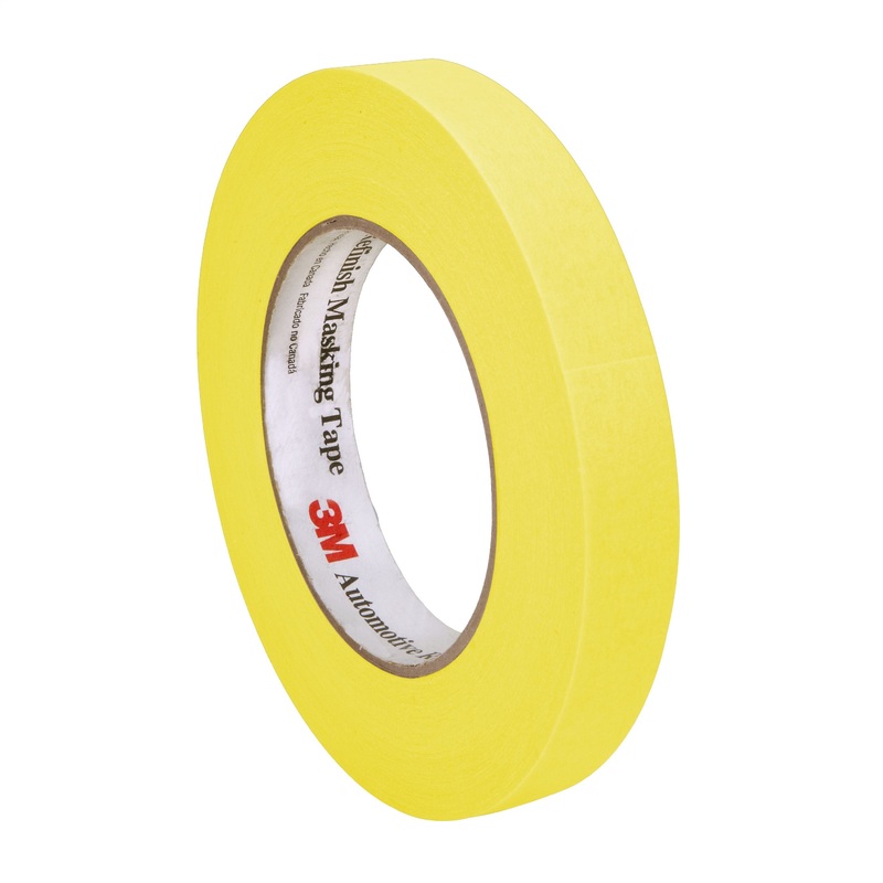 3M (815) 06652 3M Automotive Refinish Masking Tape 388N, Colour: Yellow, 3M Stock No. 7000119815