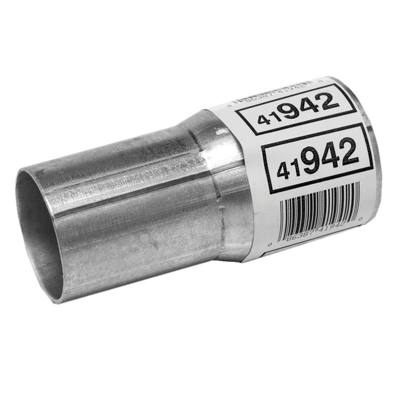 Walker (670) 41942 Walker Heavy Duty Reducer. I.D: 2", O.D: 1 7/8", Length: 4 1/2". Reduces larger O.D pipes and or tubing to smaller I.D Pipe.