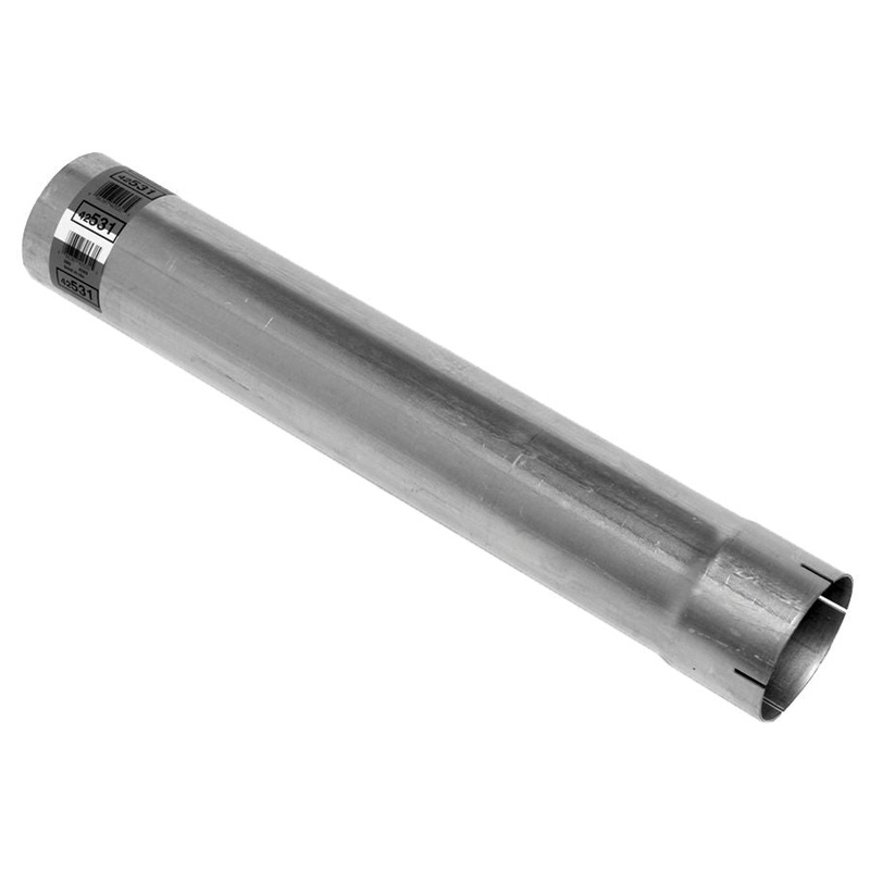 Walker (670) 42531 Walker Heavy Duty Aluminized Stack Pipe. INLET INSIDE DIAMETER 4", OUTLET INSIDE DIAMETER 4", LENGTH 24", PIPE WALL THICKNESS 0.060". OUTLET TYPE: PIPE CONNECTION