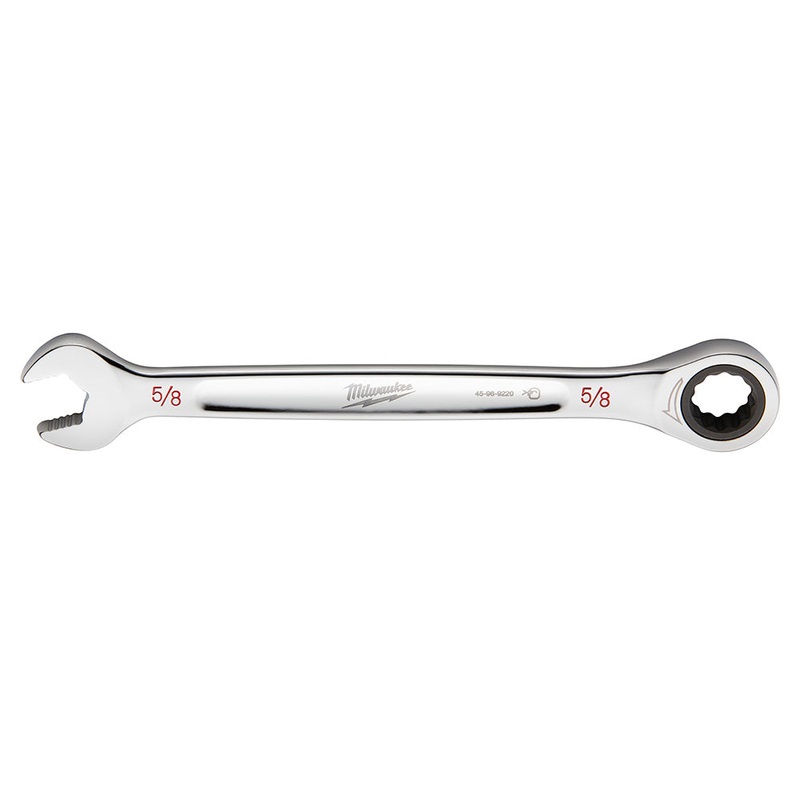 Milwaukee (366) 45-96-9220 5/8 SAE RATCHETING COMBO WRENCH
