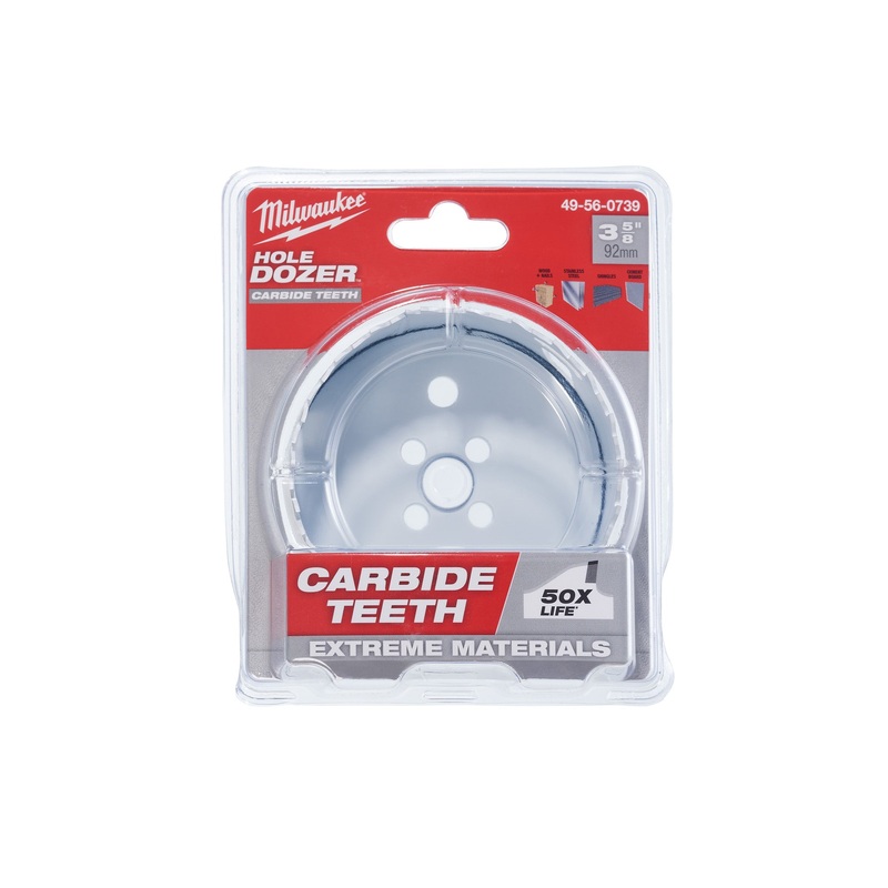 Milwaukee (366) 49-56-0739 Mil 49-56-0739-Hole Dozer with Carbide