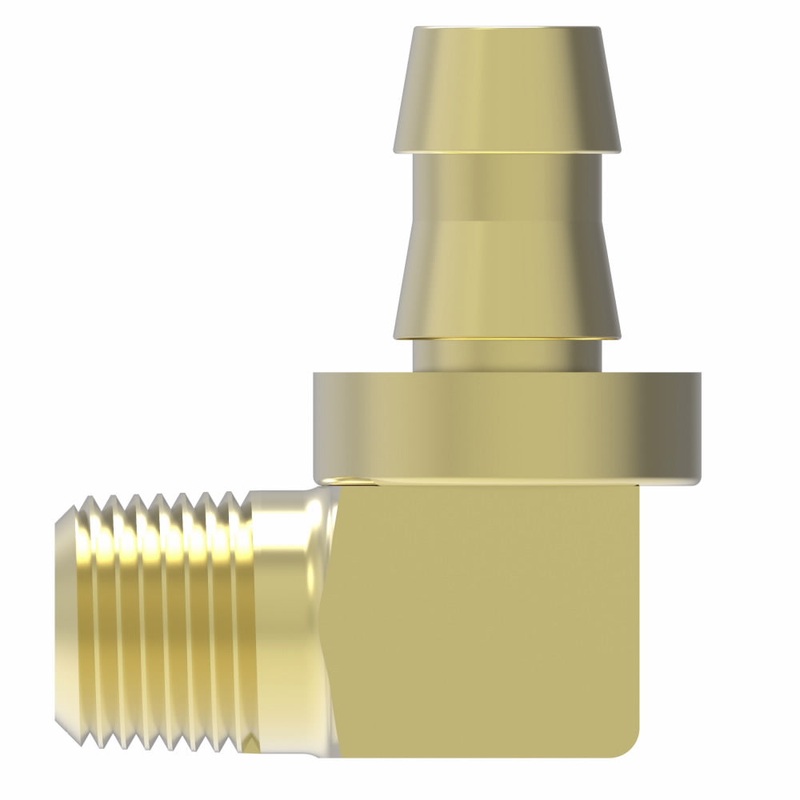 WHD (129) 10005B-C04 BARB-TITE 05 HOSE X 1/4 MPT ELBOW