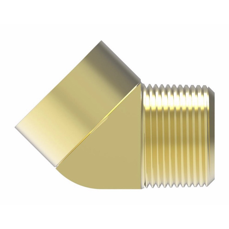 WHD (129) 352X3 INV FLARE 3/16 FEM X 1/8 MALE NPT 45 ELB