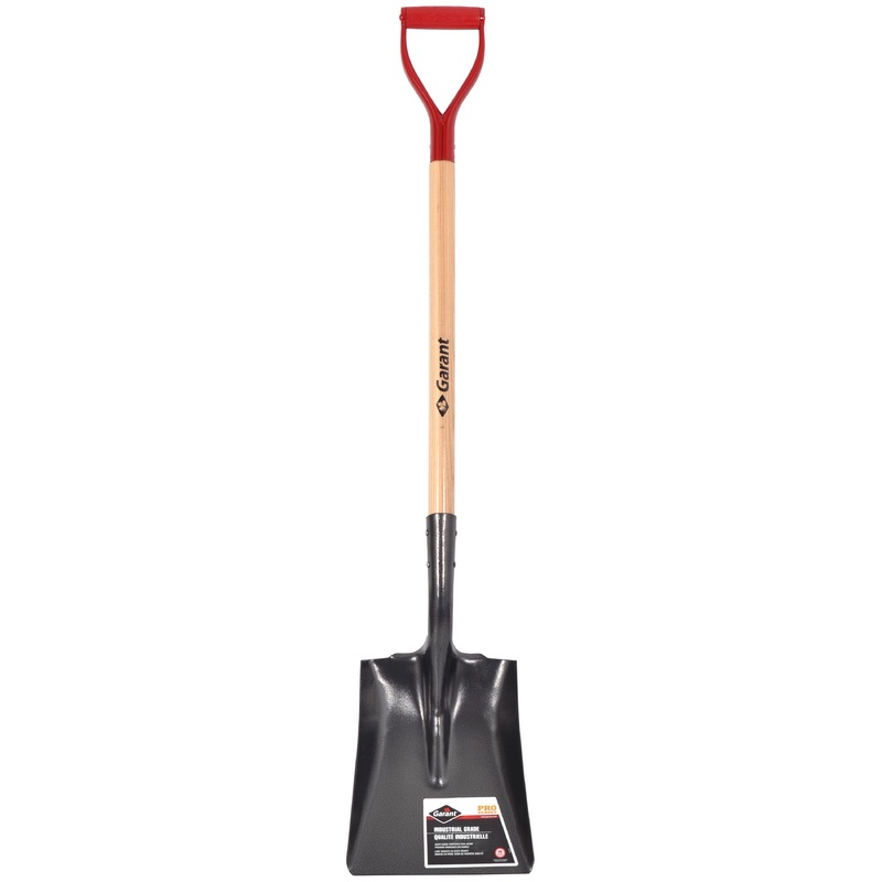 Garant (633) 81869 Square point shovel, wood handle, D-grip