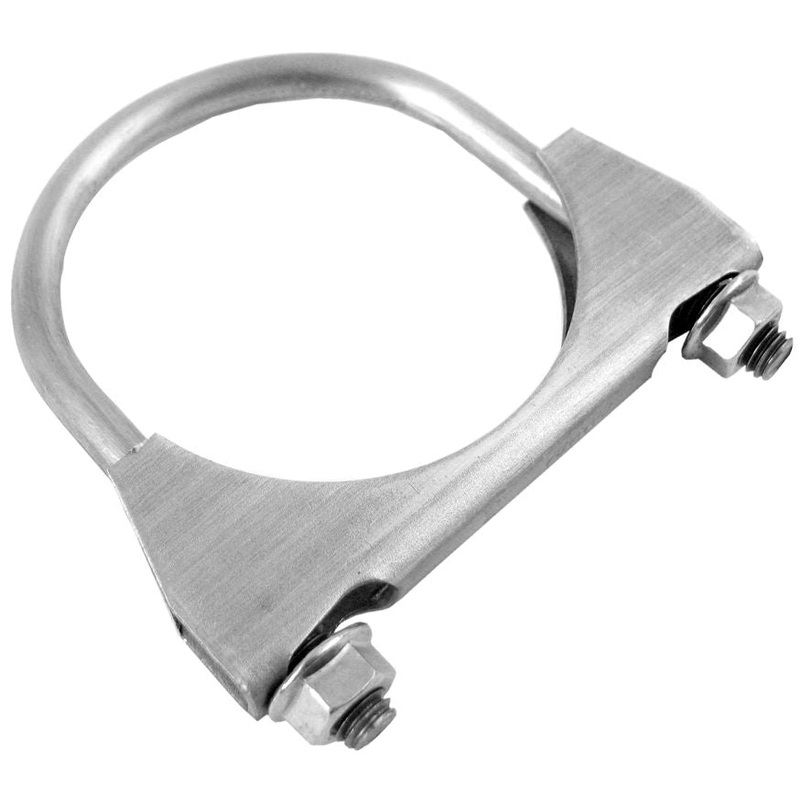 Walker (670) 32112 1 1/2" Walker Heavy Duty U Bolt Clamp w/Slotted U-Bolt Holes 11 Gauge Saddle 3/8" U-Bolt