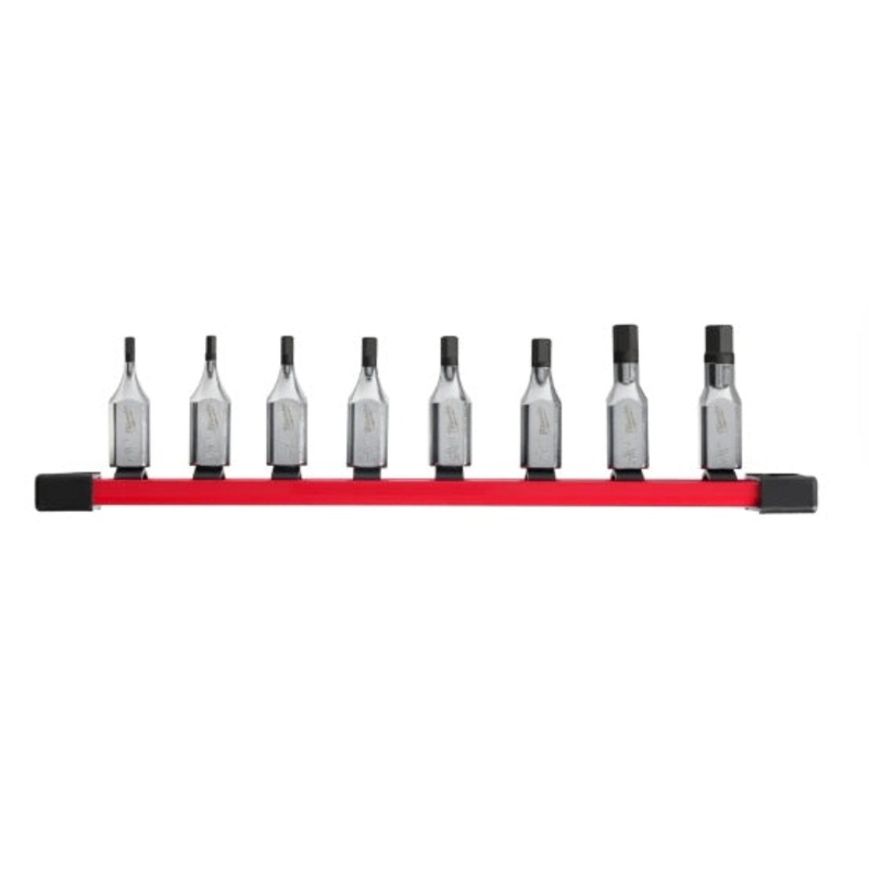 Milwaukee (366) 48-22-9542 Milwaukee 8pc 3/8" Drive Hex Bit Socket Set - SAE